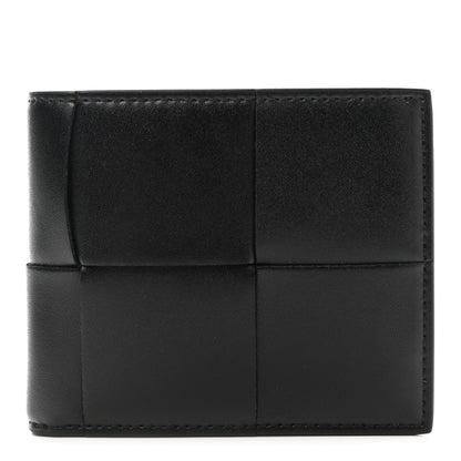 Bottega Veneta Nappa Maxi Intrecciato Card Holder Wallet Black 1 of 7