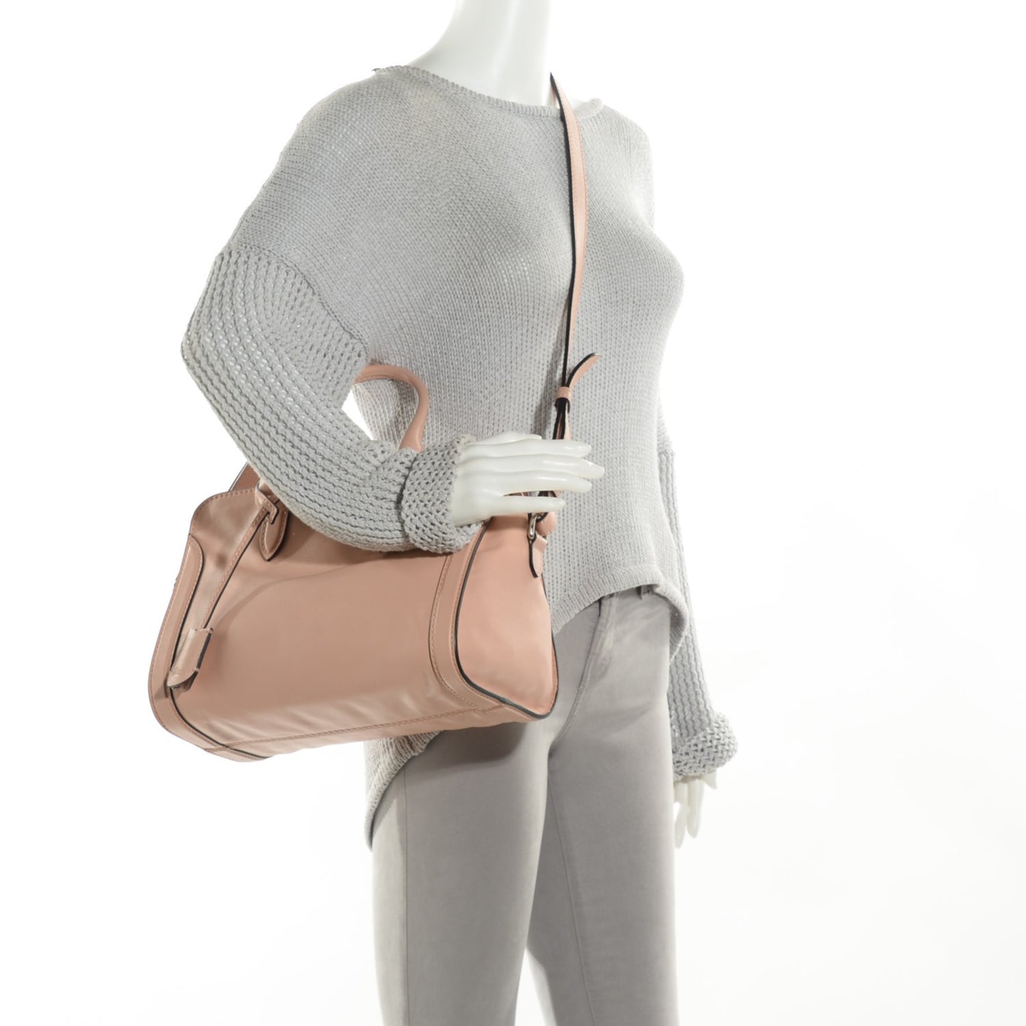 Calfskin Small Skull Padlock Zip Around Tote Boudoir