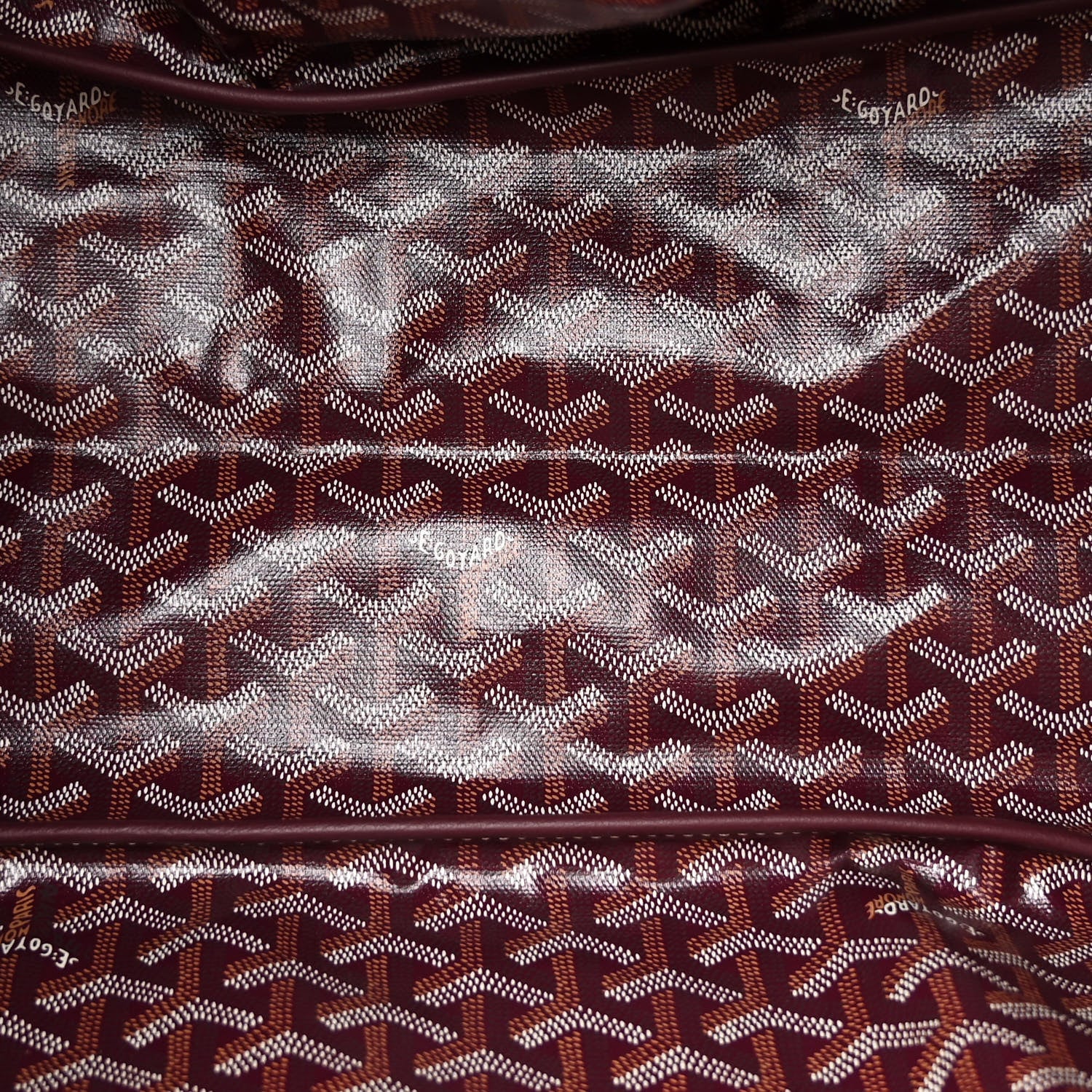 Goyard Goyardine Reversible Anjou GM Burgundy 10 of 20