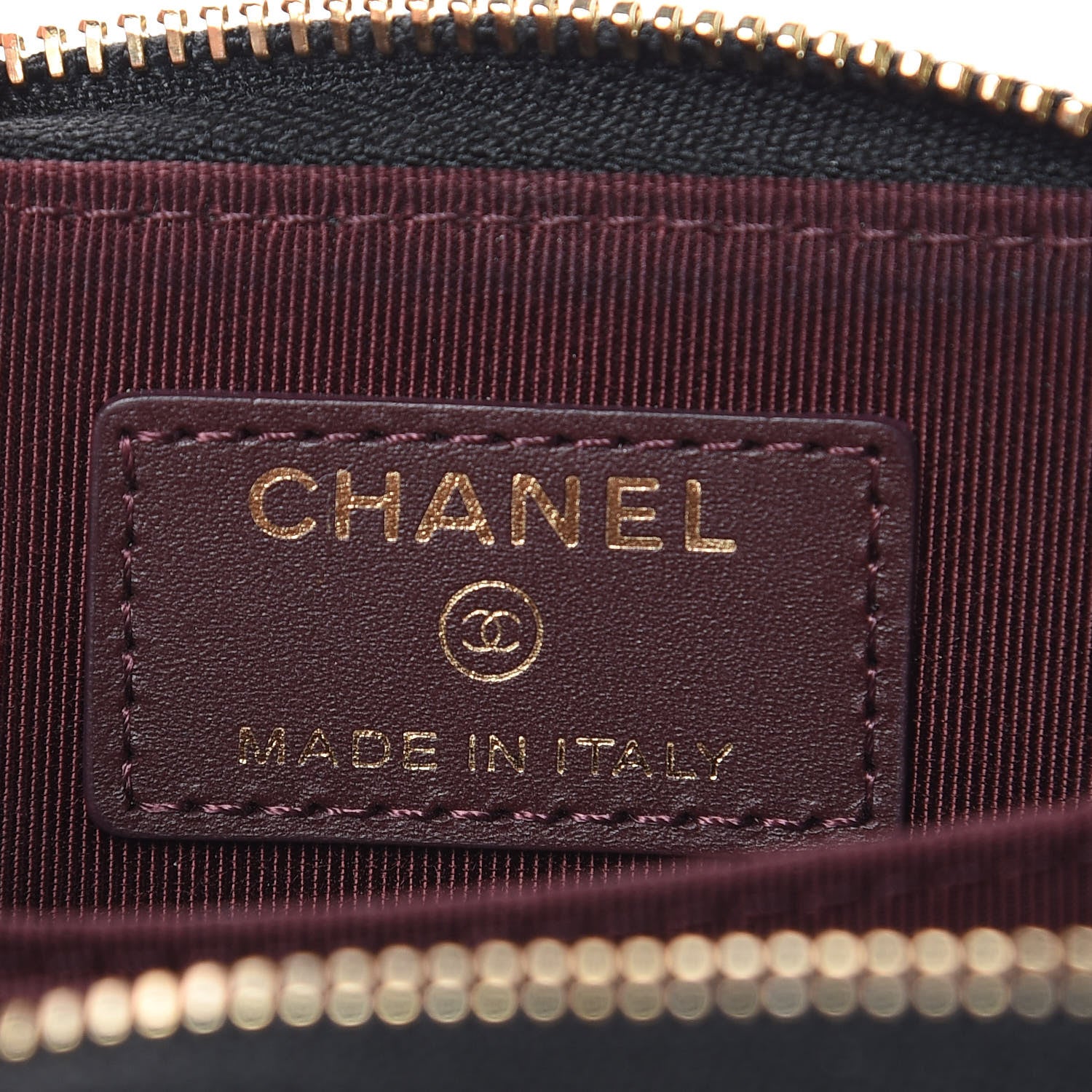 Chanel Caviar Quilted Zip Coin Purse Black 6 of 8