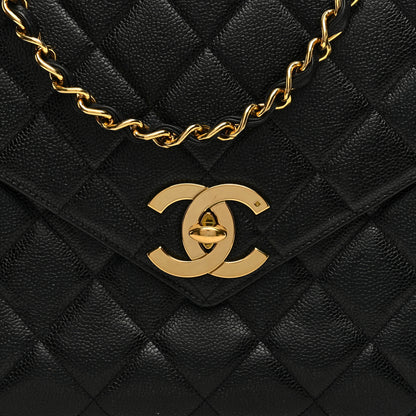 Chanel Caviar Envelope Large Camera Case Black 8 of 11