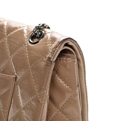 Chanel Distressed Patent Quilted 2.55 Reissue 227 Flap Beige 9 of 12
