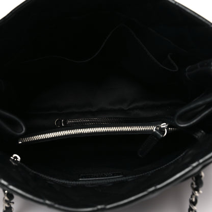 Chanel Lambskin Quilted Small Coco Loop Tote Black 5 of 10