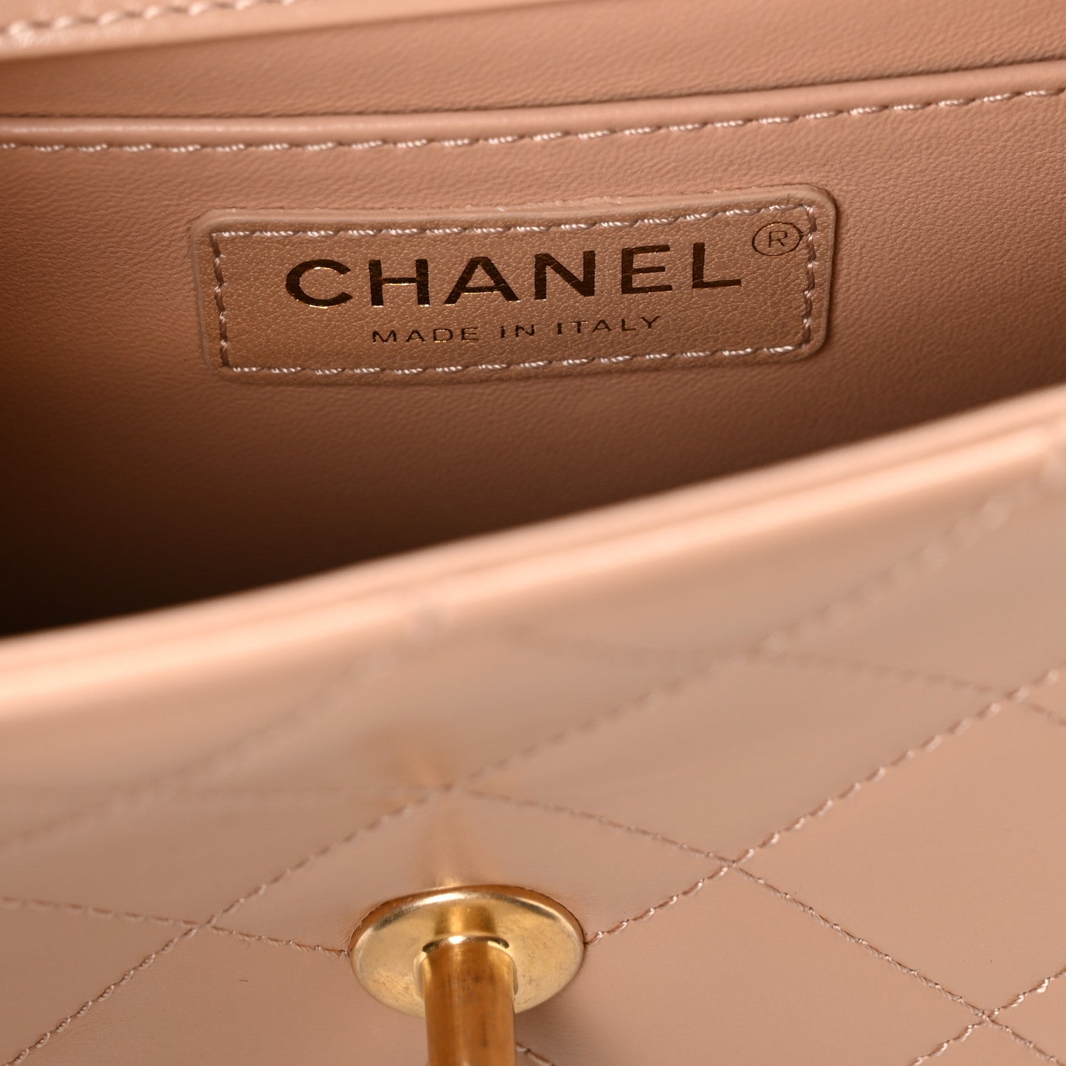 Chanel Calfskin Quilted Perfect Fit Flap Beige 6 of 11