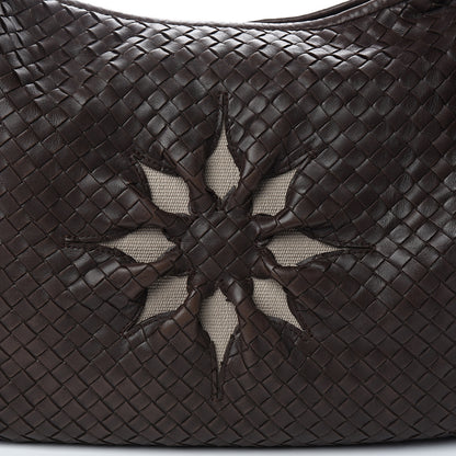 Bottega Veneta Nappa Intrecciato Flower Large Veneta Hobo Ebano 10 of 11