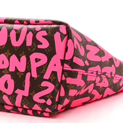 Louis Vuitton Monogram Graffiti Neverfull GM Fuchsia 12 of 12