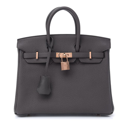 Hermes Togo Birkin 25 Etain 1 of 11