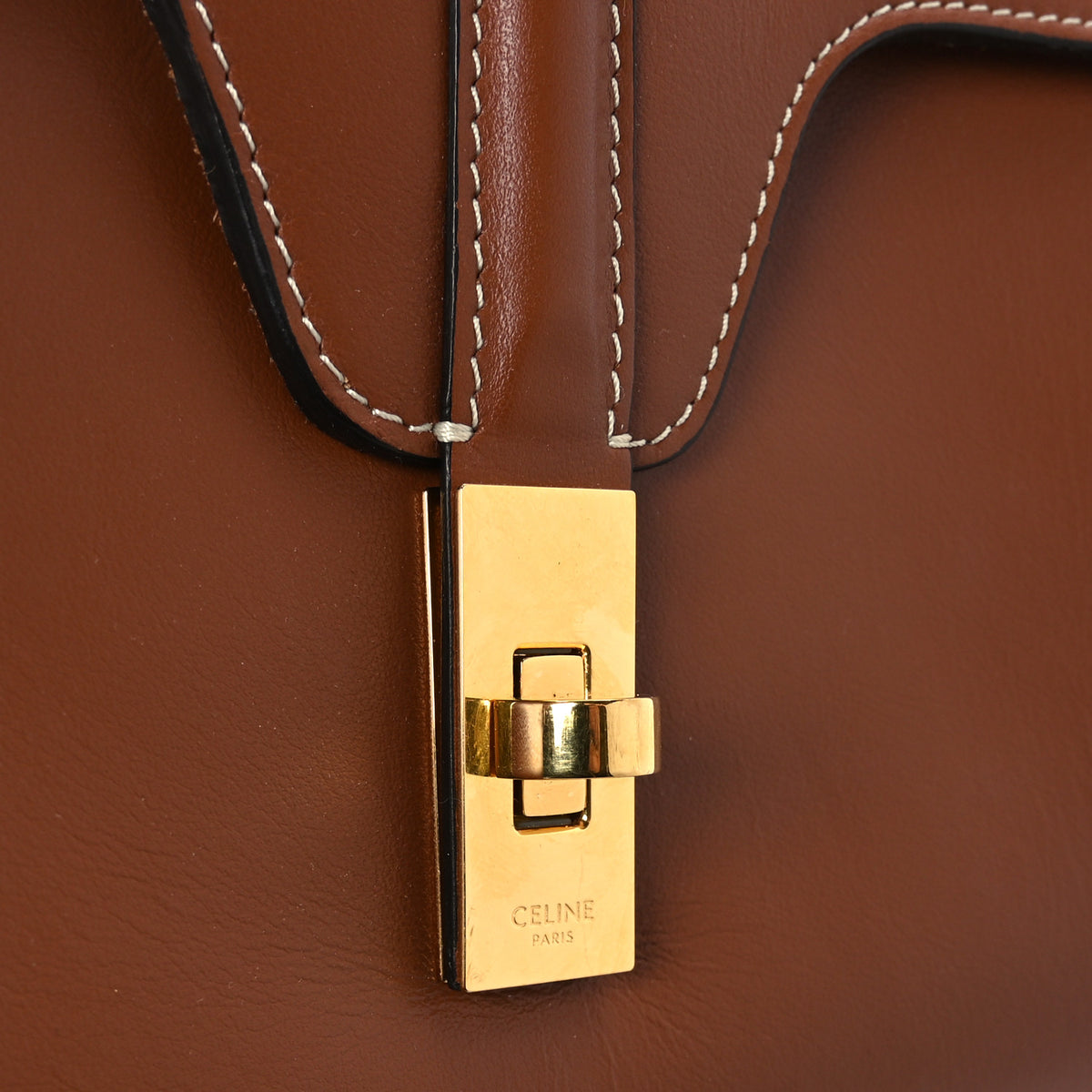 Celine Smooth Calfskin Teen Soft 16 Shoulder Bag Tan 12 of 12