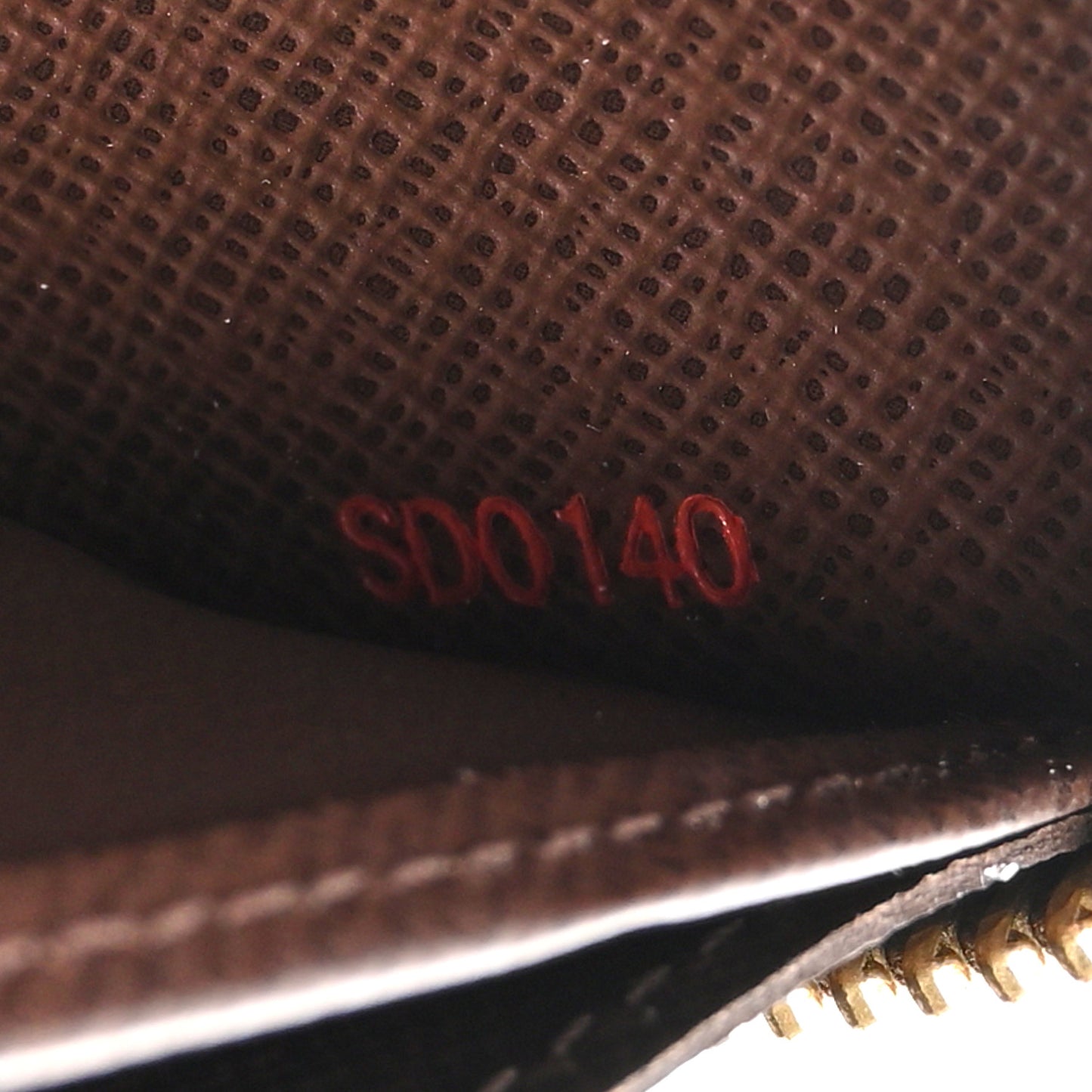 Damier Ebene Zippy Wallet