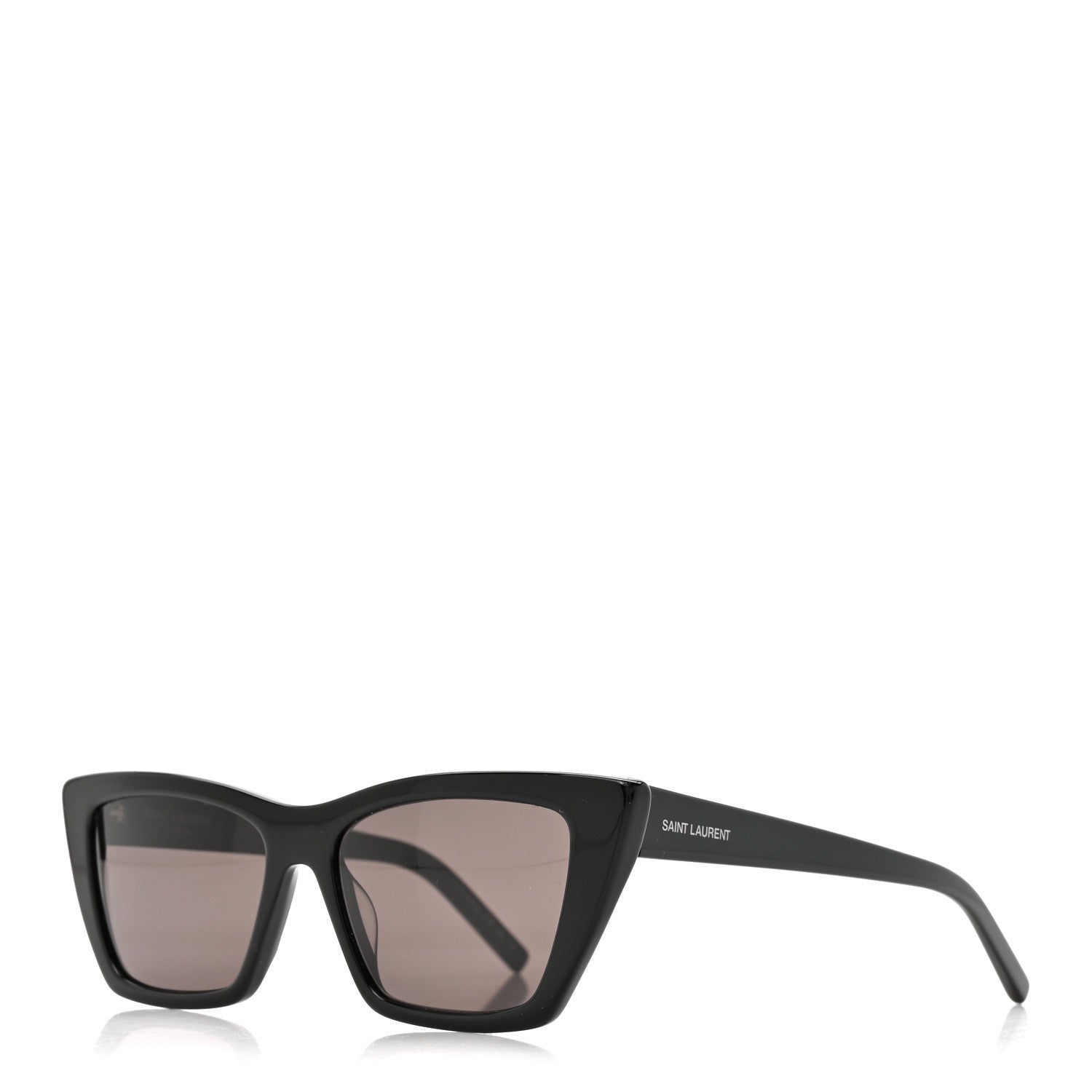 Saint Laurent Acetate Mica Cat Eye Sunglasses SL 276 Black 1 of 8
