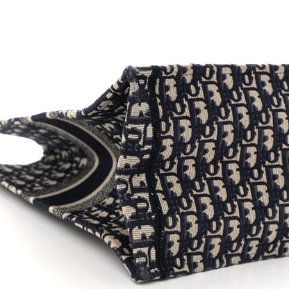 Christian Dior Oblique Large Book Tote Blue Multicolor 8 of 11