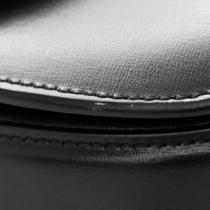 Gucci Boarded Dyana Lux Calfskin Web Monochrome Small Bamboo 1947 Top Handle Bag Black 12 of 12
