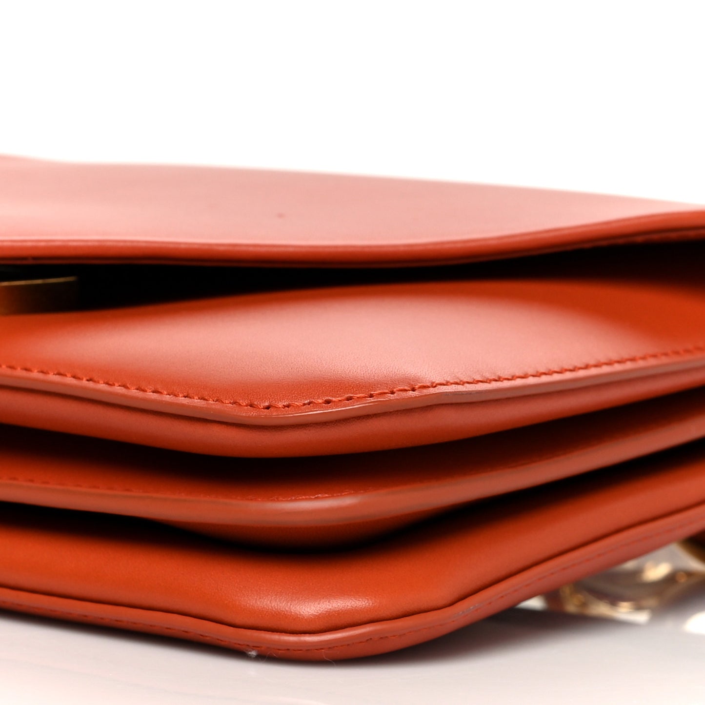 Calfskin Mount Envelope Bag Maple
