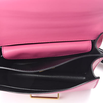 Prada City Calf Saffiano Cahier Bag Fuxia Black 5 of 8