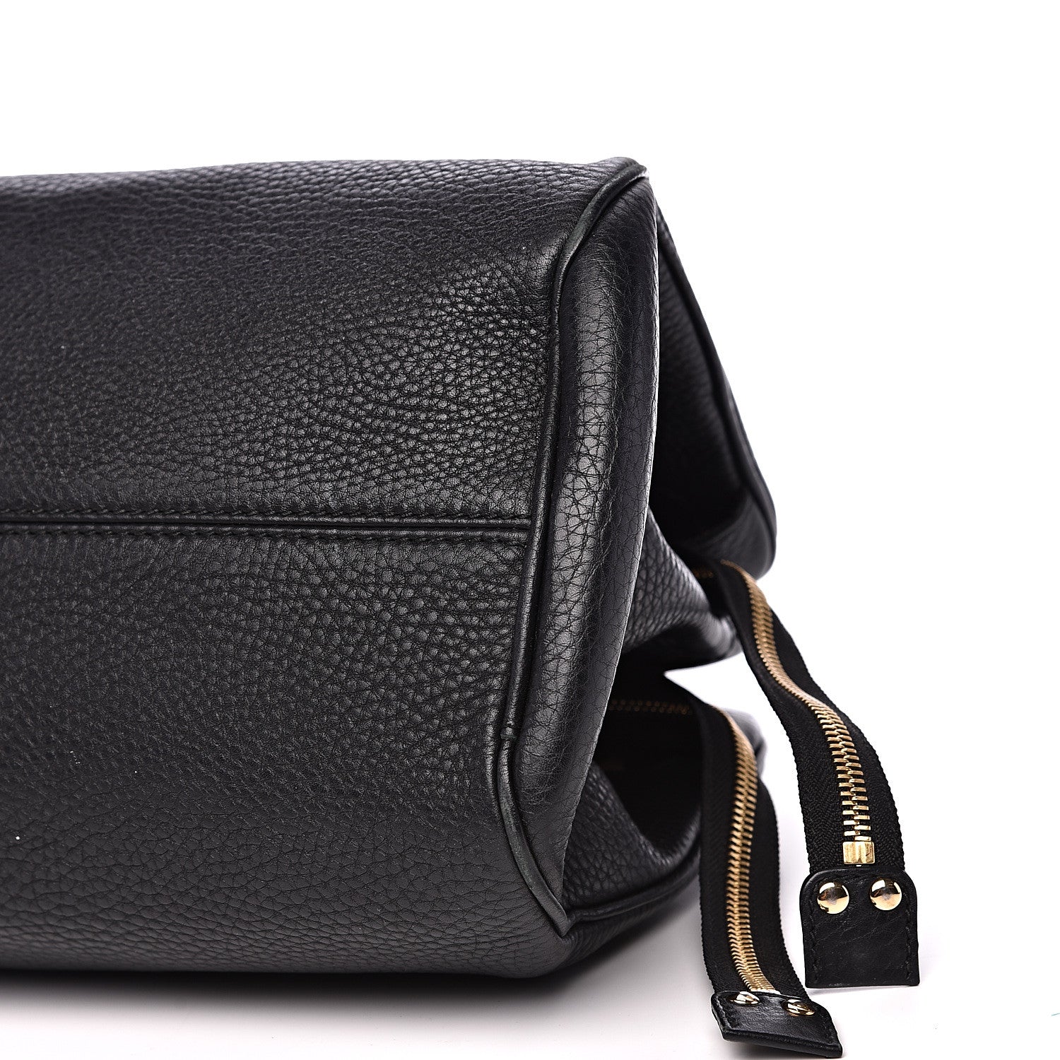 Dolce & Gabbana Grained Deerskin Double Zip Black 7 of 12