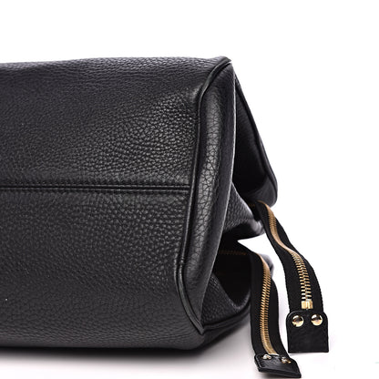 Dolce & Gabbana Grained Deerskin Double Zip Black 7 of 12