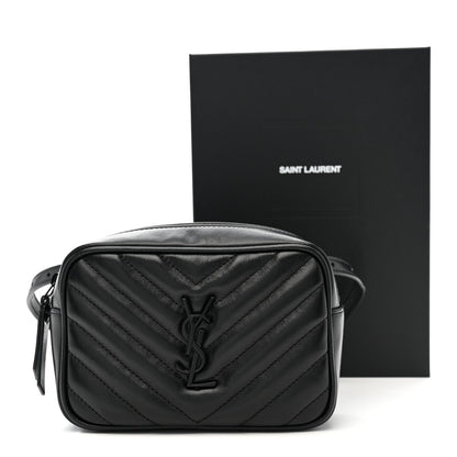 Saint Laurent Calfskin Matelasse Monogram Lou Belt Bag Black 11 of 11