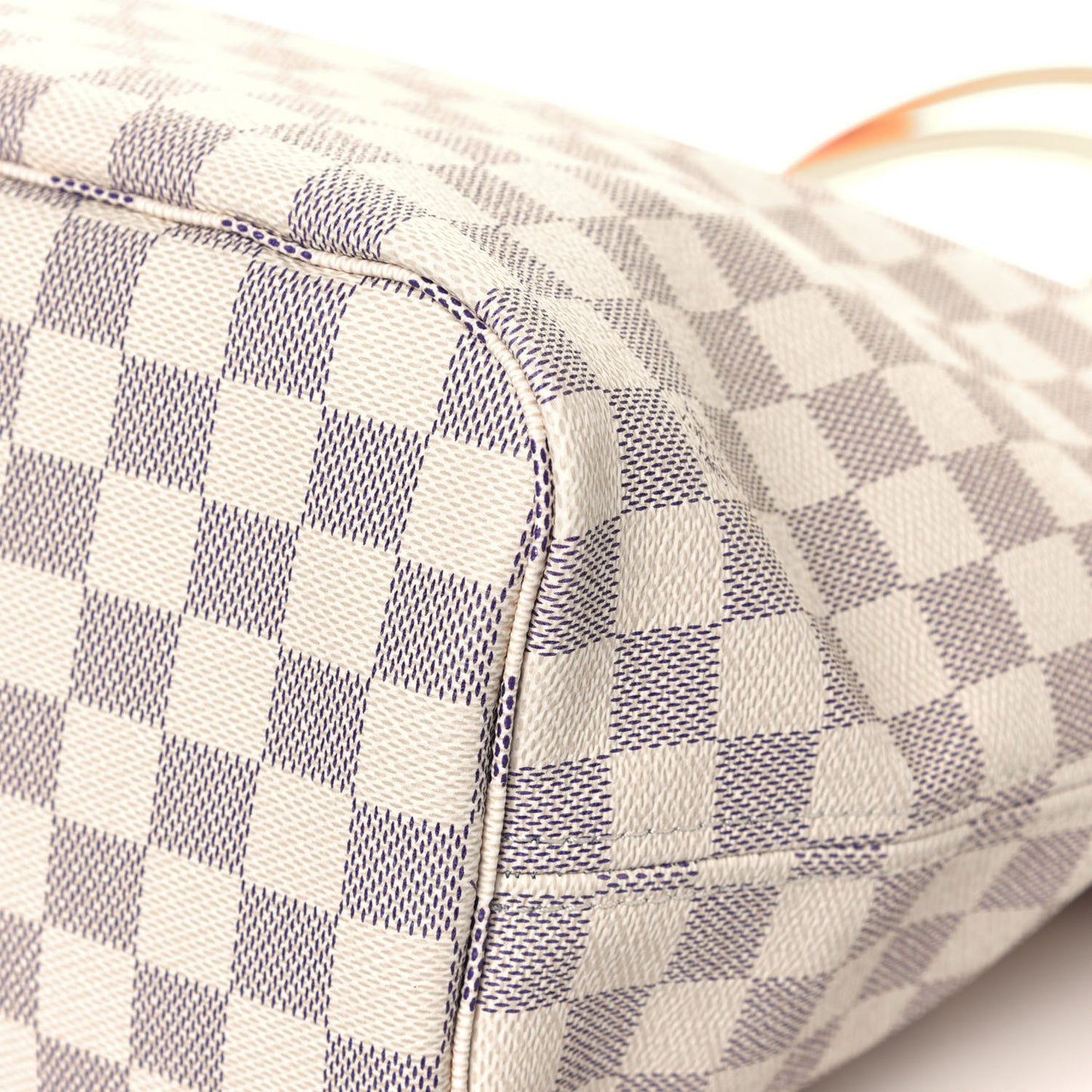 Damier Azur Neo Neverfull MM Rose Ballerine