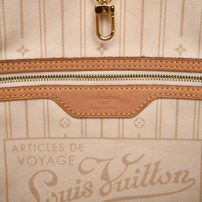 Louis Vuitton Damier Azur Neverfull MM 6 of 18