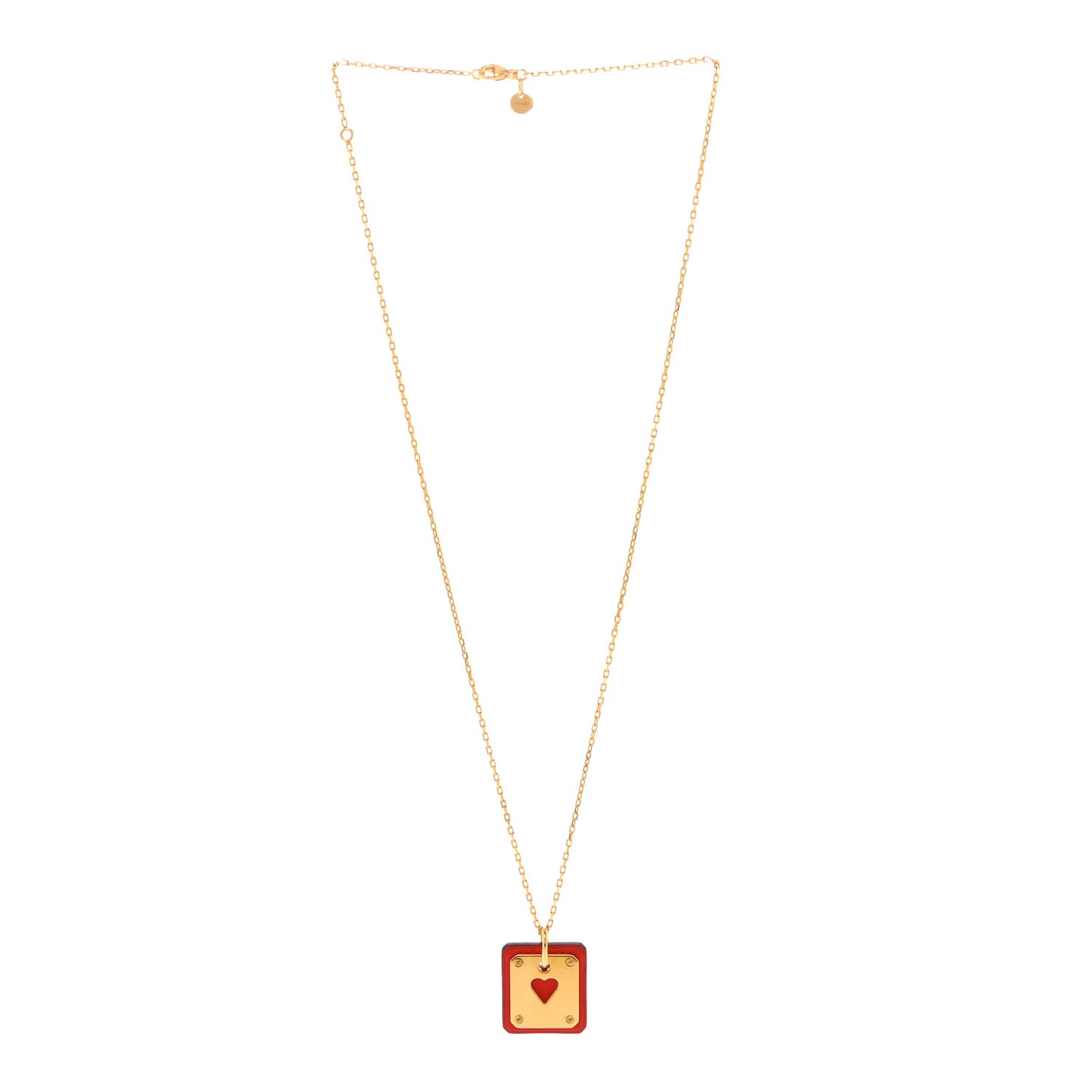 Gold Plated Swift As De Coeur Necklace