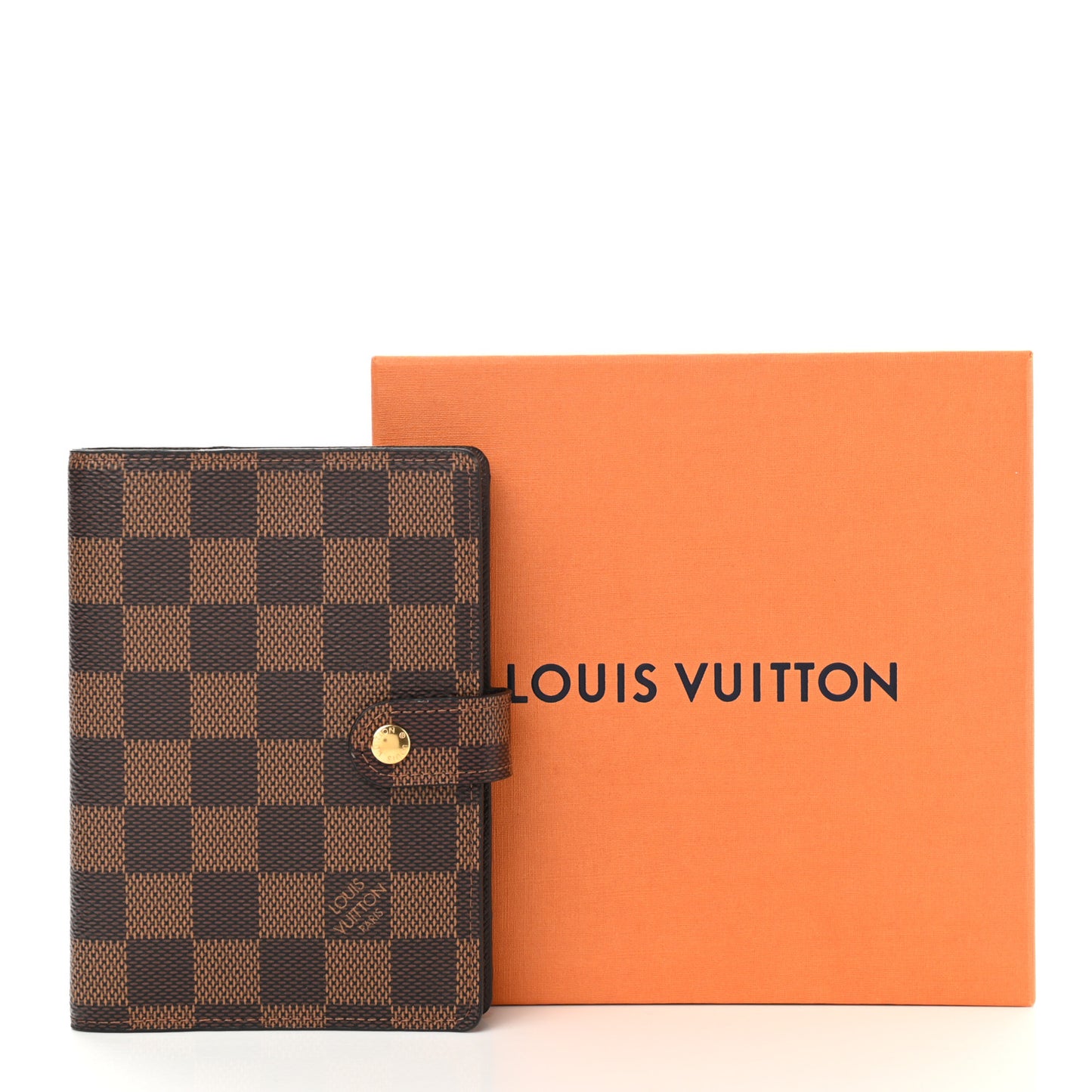 Damier Ebene Small Ring Agenda Cover