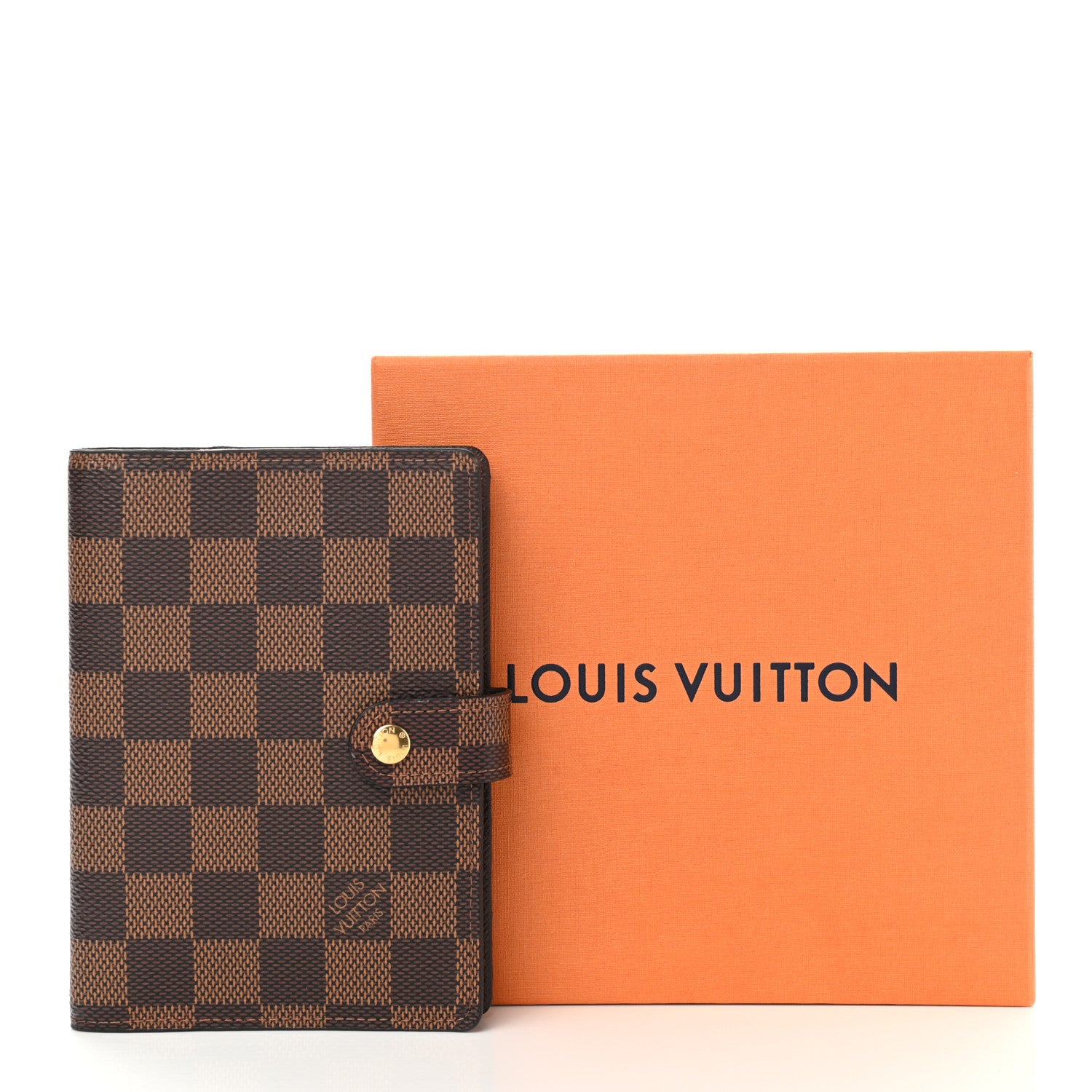Louis Vuitton Damier Ebene Small Ring Agenda Cover 8 of 8