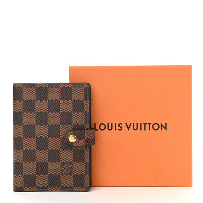 Louis Vuitton Damier Ebene Small Ring Agenda Cover 8 of 8