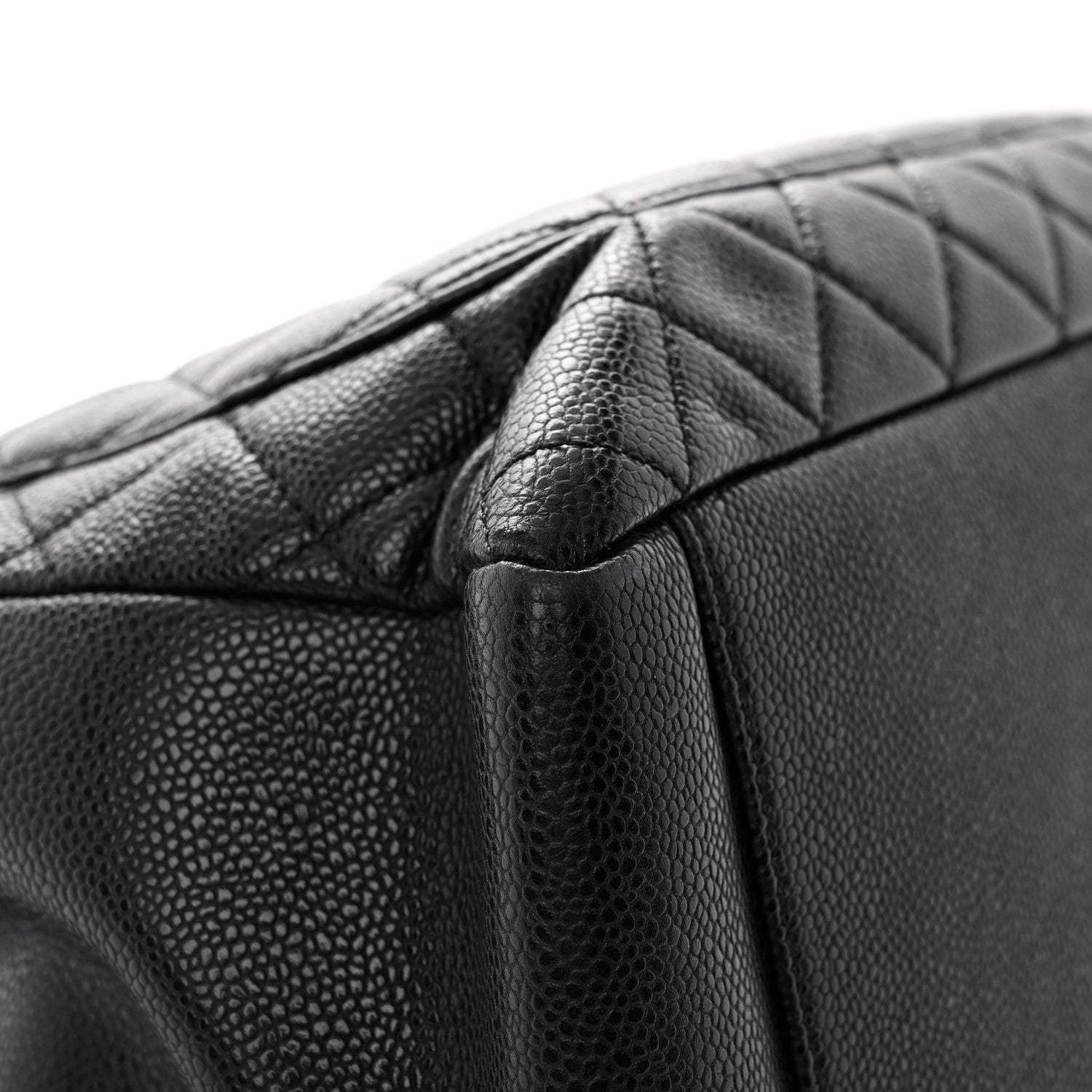 Chanel Caviar Quilted Grand Shopping Tote GST Black 11 of 15