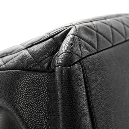 Chanel Caviar Quilted Grand Shopping Tote GST Black 11 of 15