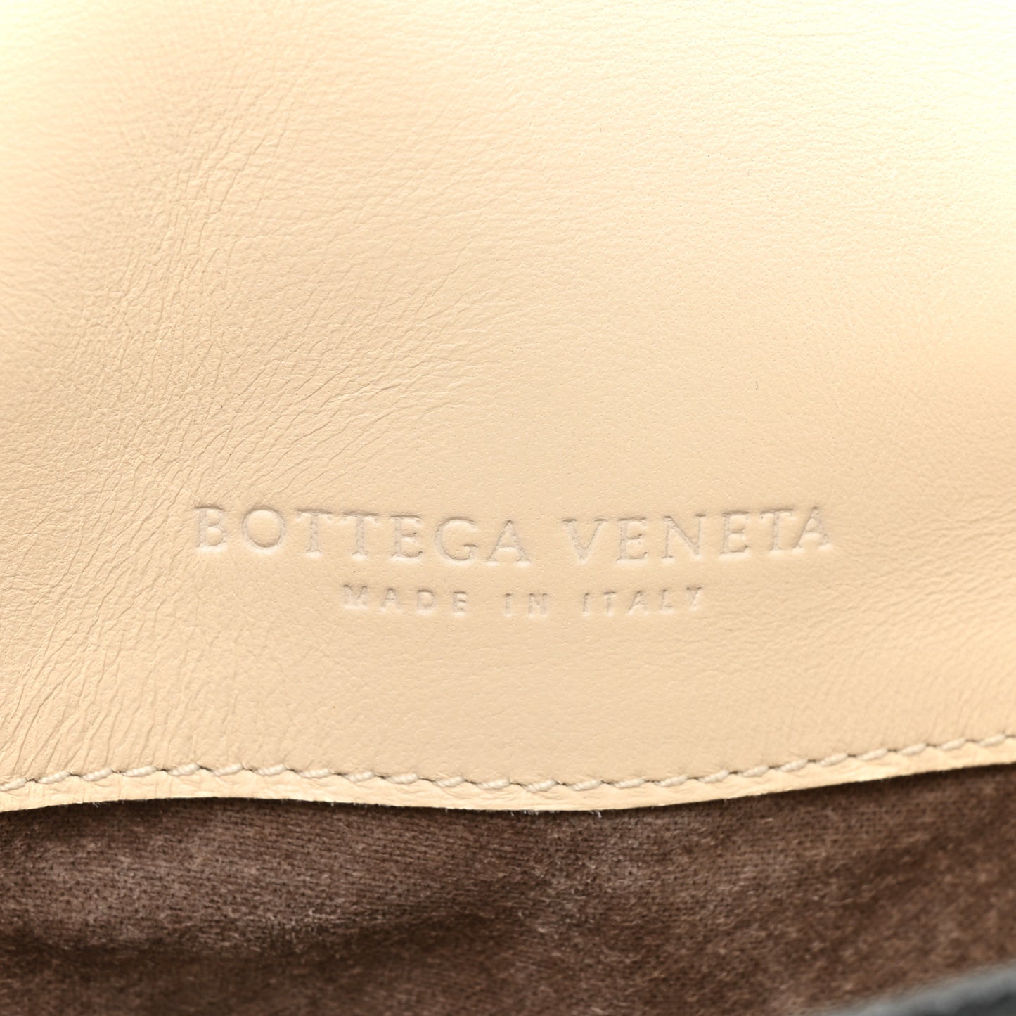 Nappa Karung Intrecciato Glass Pearl Shoulder Bag White Black