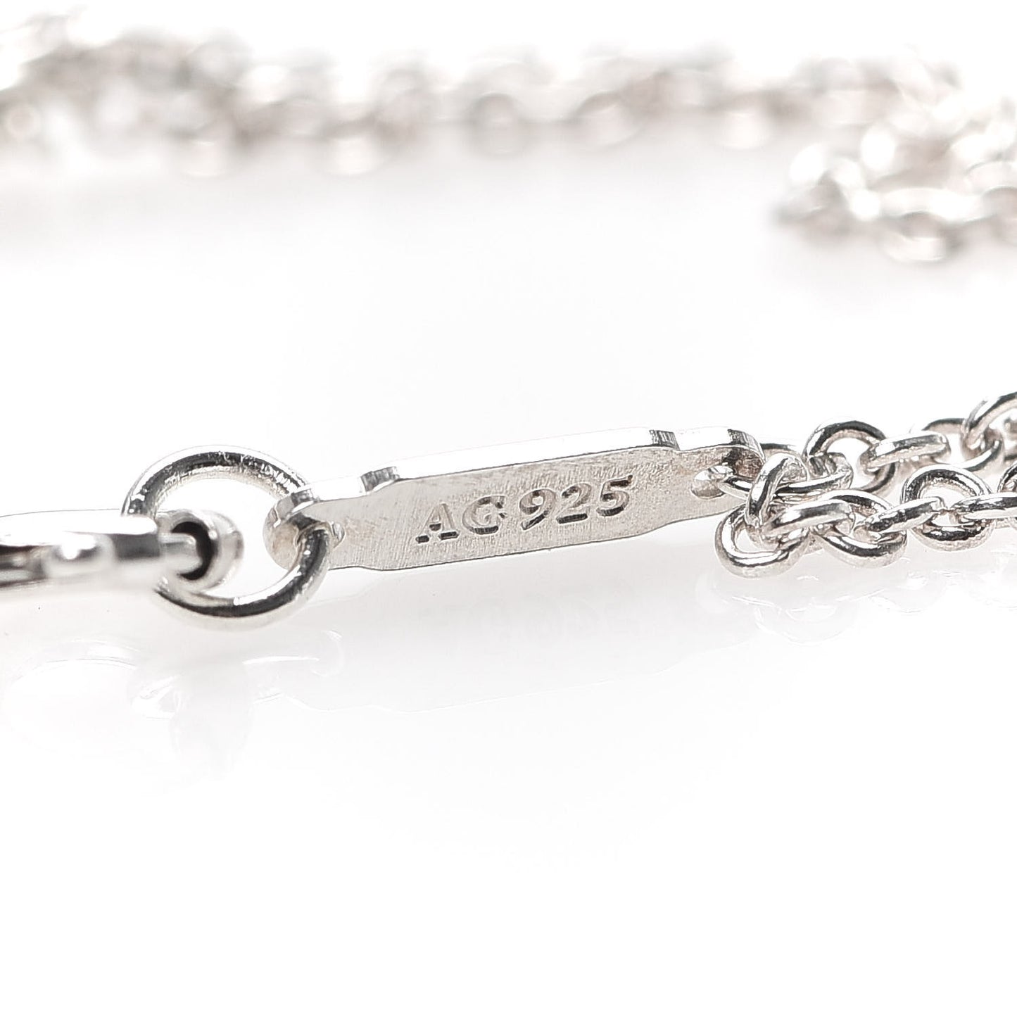 Sterling Silver Infinity Double Chain Bracelet