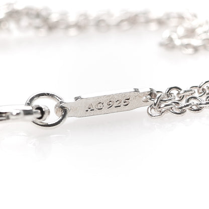 Tiffany Sterling Silver Infinity Double Chain Bracelet 5 of 6
