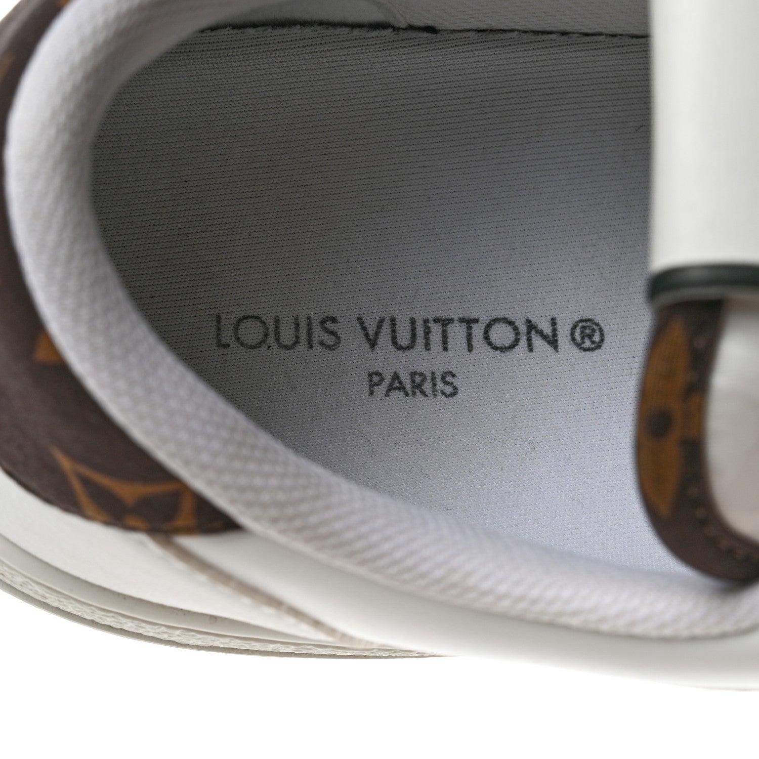 Louis Vuitton Charlie Sneakers 39 White Cacoa Brown 7 of 8
