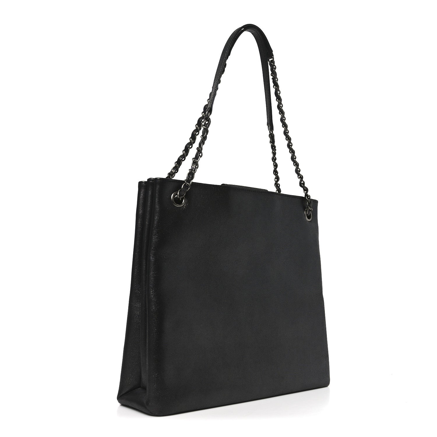 Chanel Iridescent Calfskin CC Large North South Shopping Tote