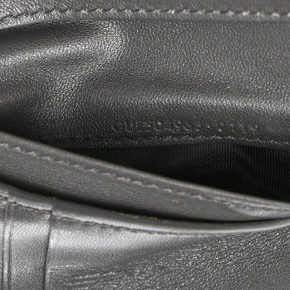 Saint Laurent Lambskin Y Quilted Monogram Compact Loulou Wallet Asphalt 8 of 9