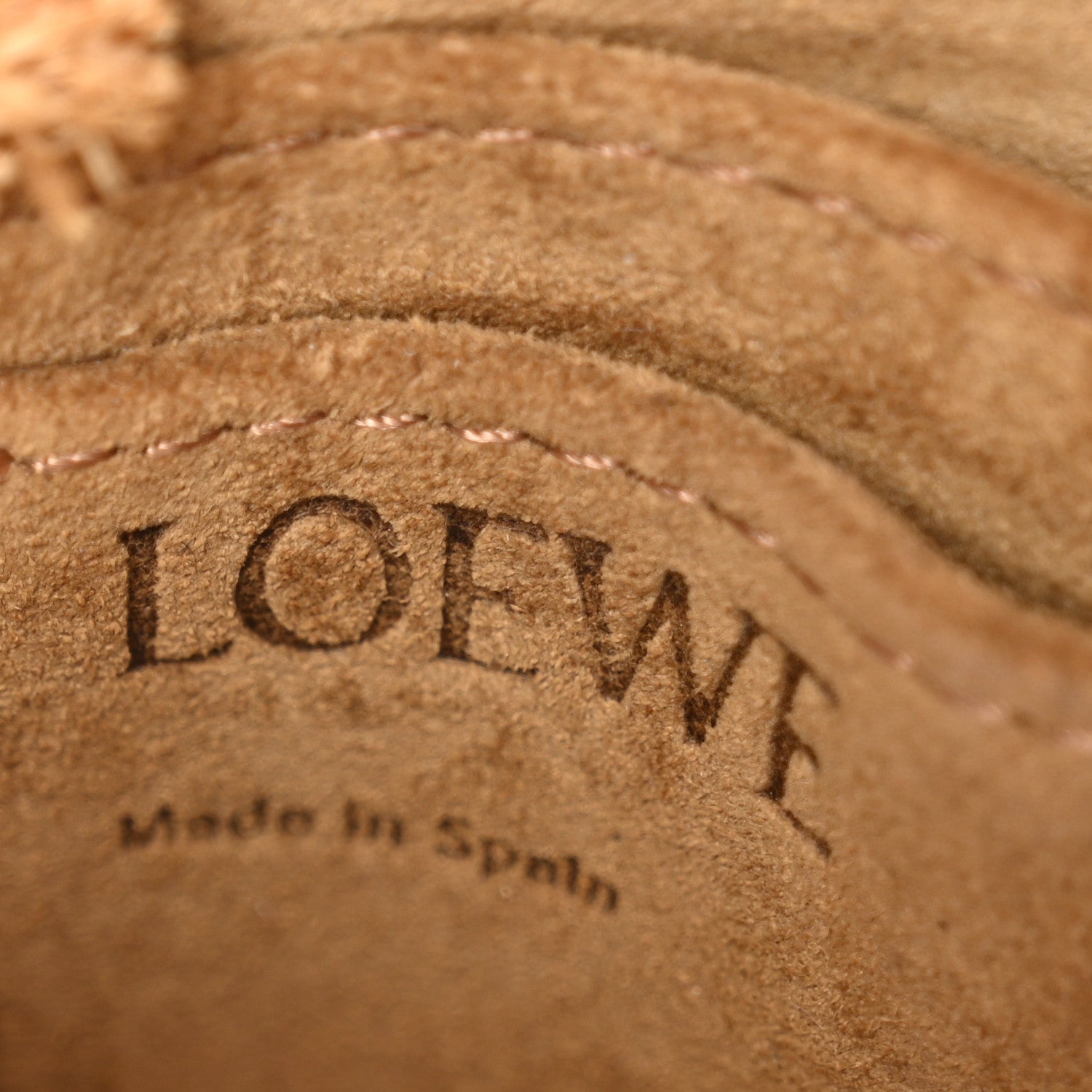 Loewe Calfskin Raffia Mini Gate Crossbody Bag Natural Tan 6 of 10