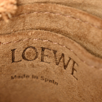 Loewe Calfskin Raffia Mini Gate Crossbody Bag Natural Tan 6 of 10