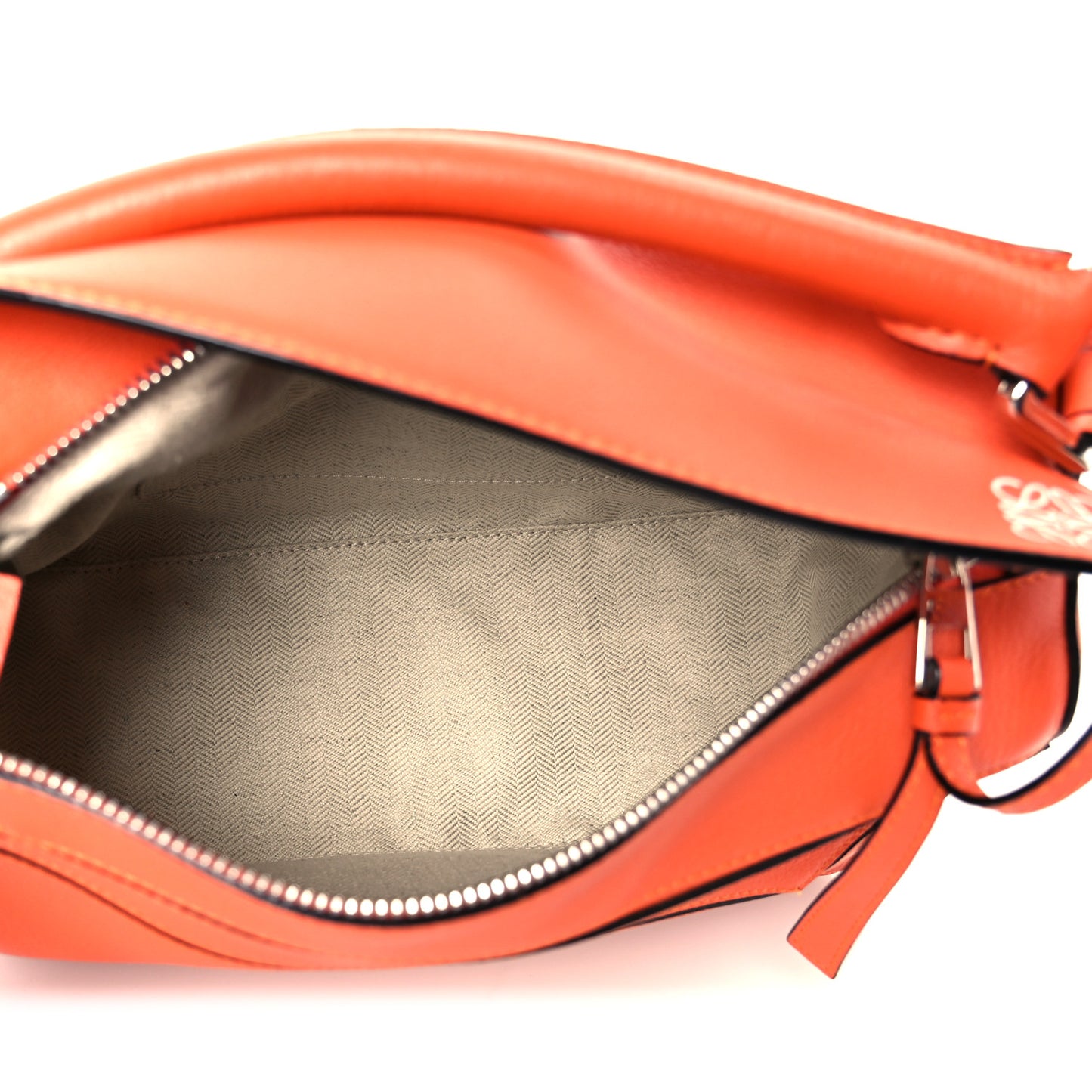 Calfskin Small Puzzle Bag Orange