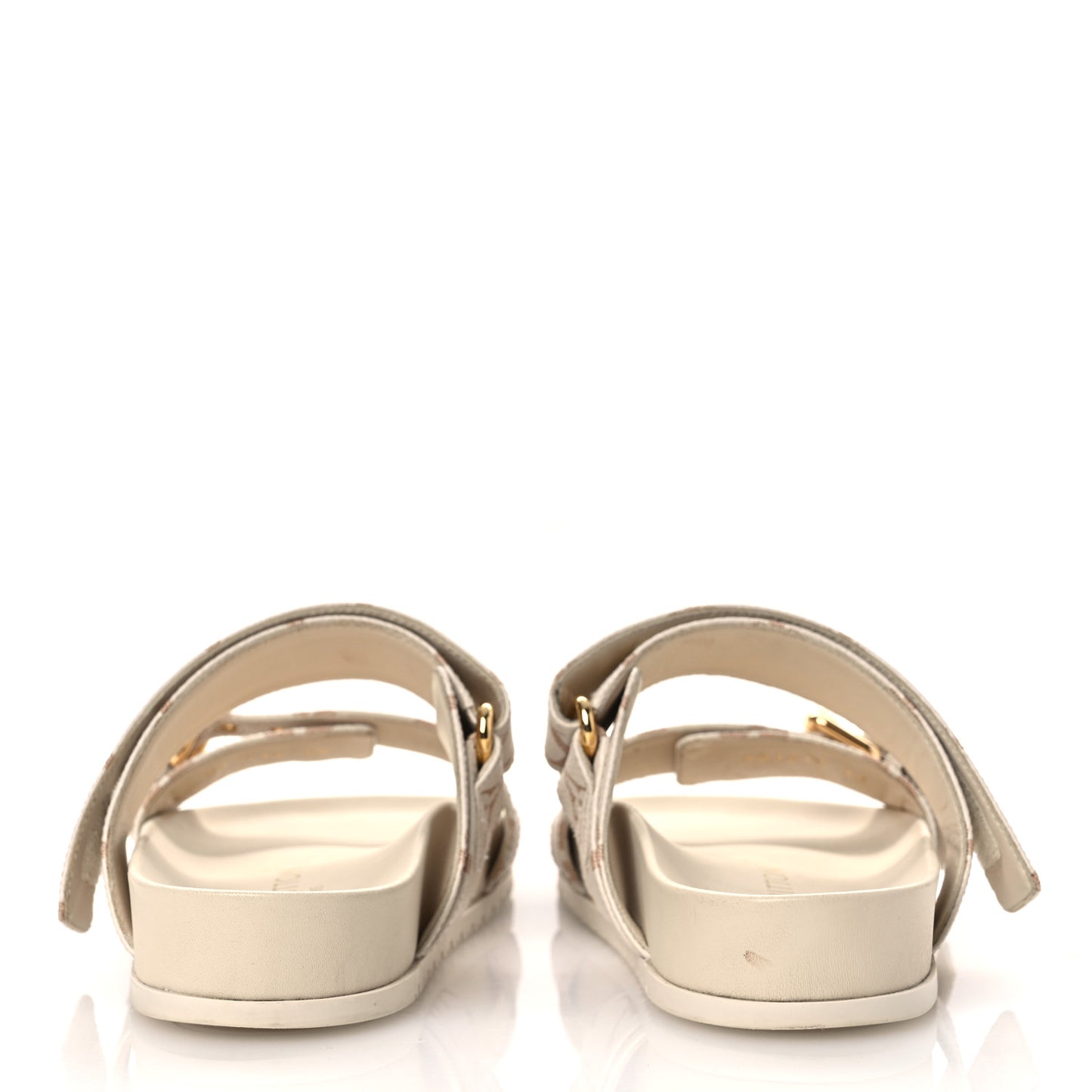 Monogram Bom Dia Flat Comfort Mule 38 Beige