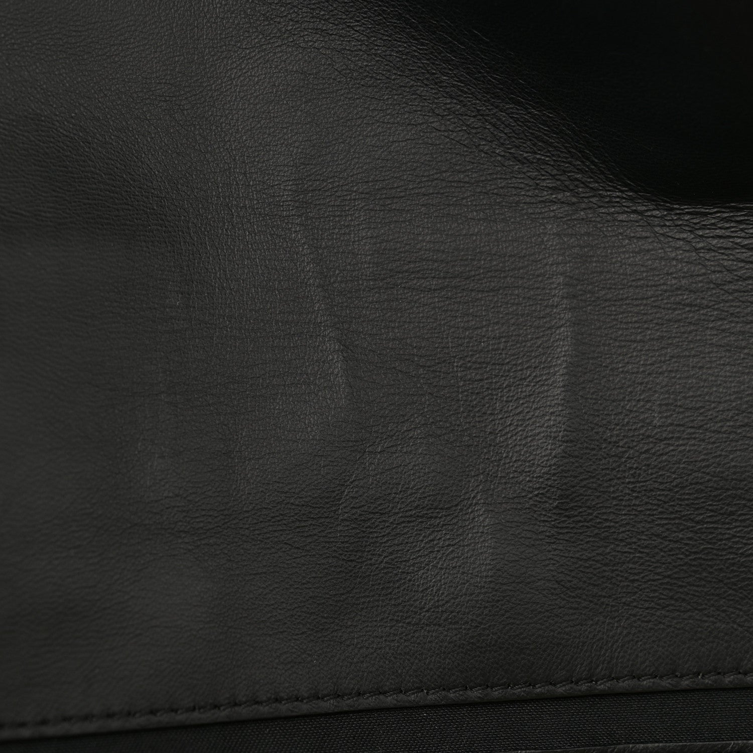 Fendi Nappa FF 1974 Embossed Large Baguette Black 11 of 13