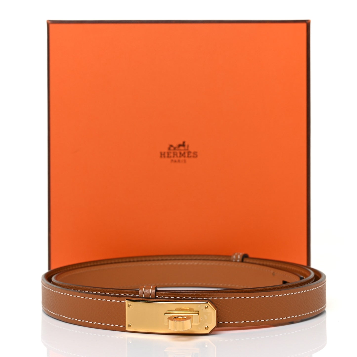 Epsom Kelly Belt Gold