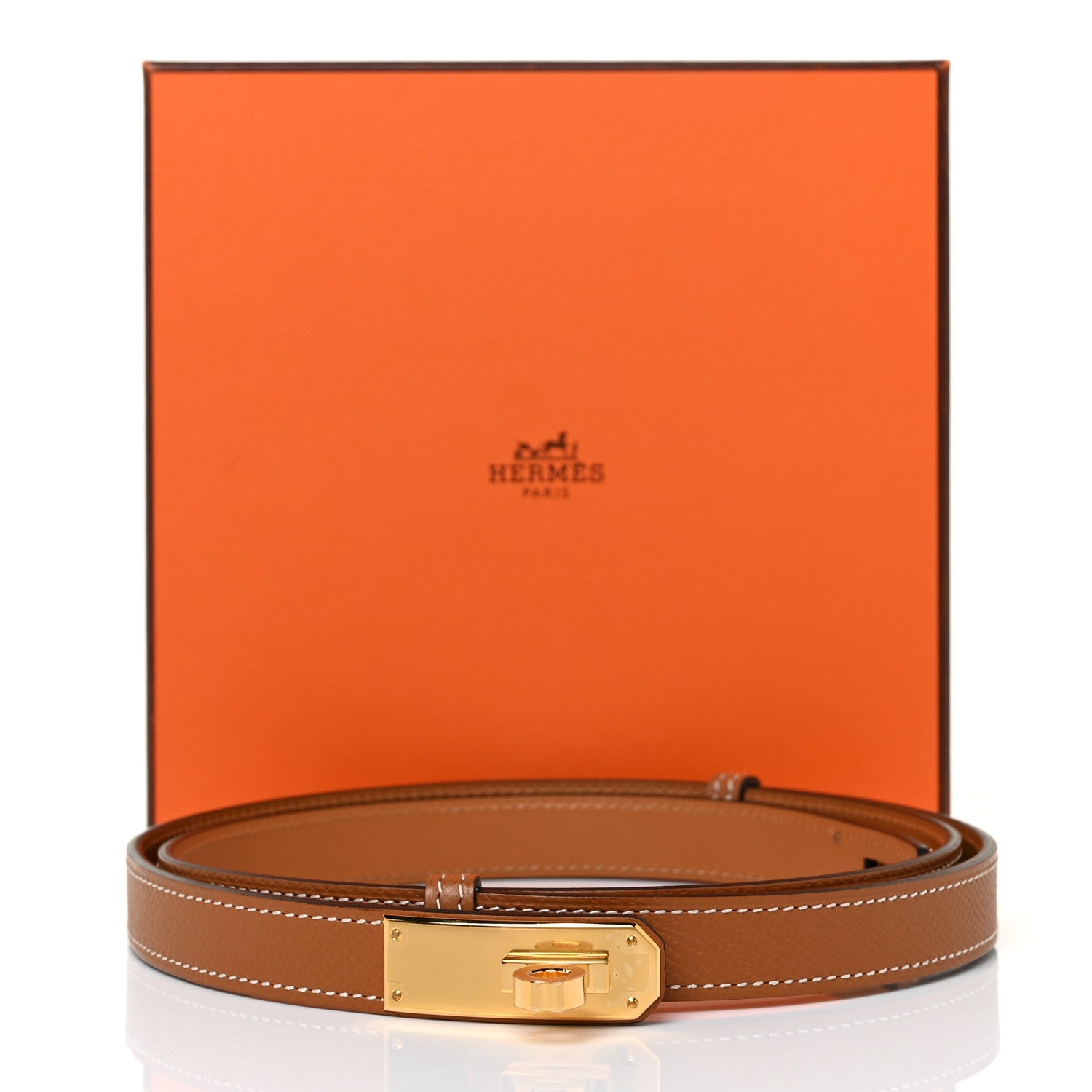 Hermes Epsom Kelly Belt Gold 4 of 4