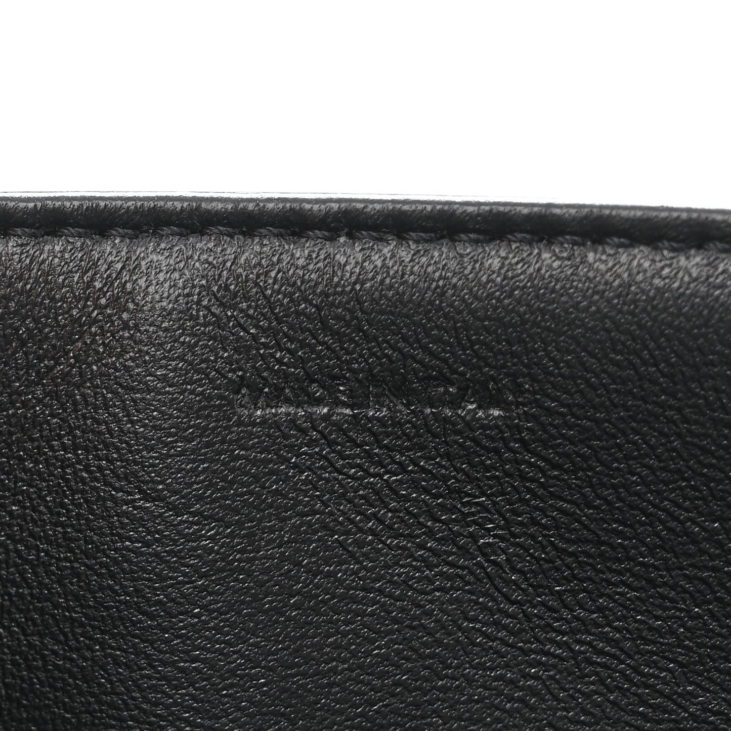 Shiny Calfskin Large Triomphe Black