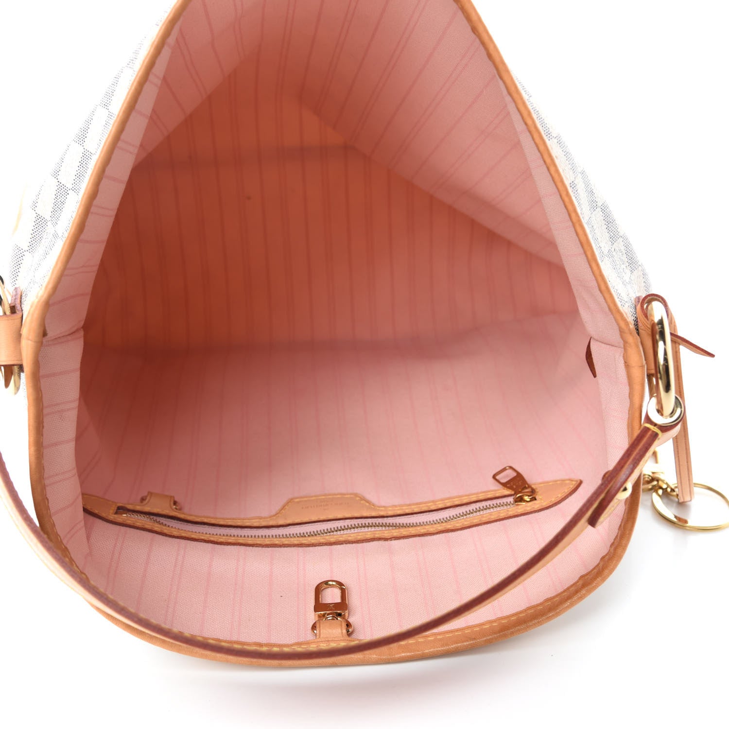 Louis Vuitton Damier Azur Delightful PM Rose Ballerine 5 of 11