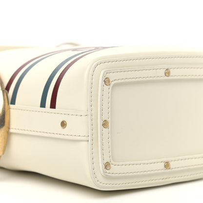 Chloe Smooth Calfskin Logo Mini Roy Bucket Bag Natural White 8 of 9