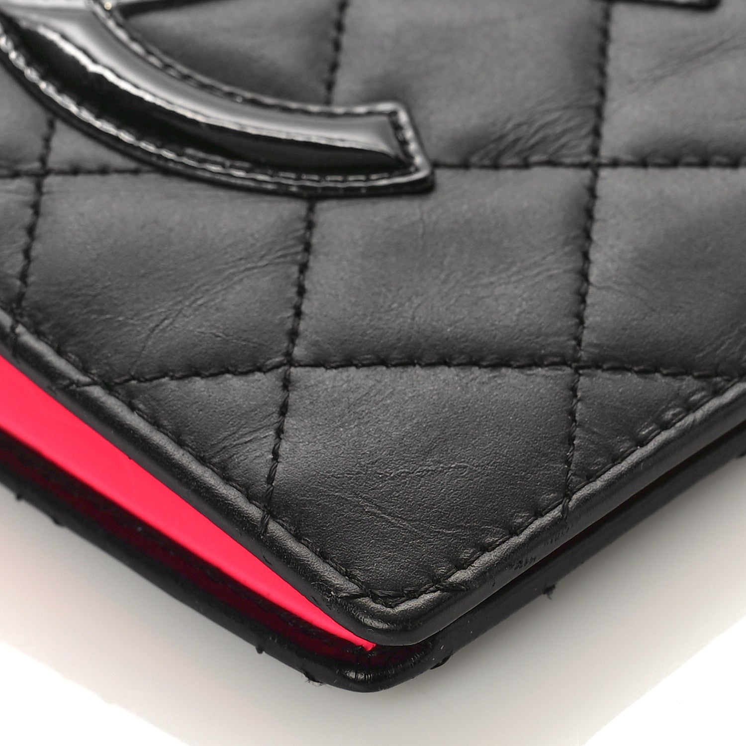 Chanel Calfskin Quilted Cambon Yen Wallet Black 10 of 10