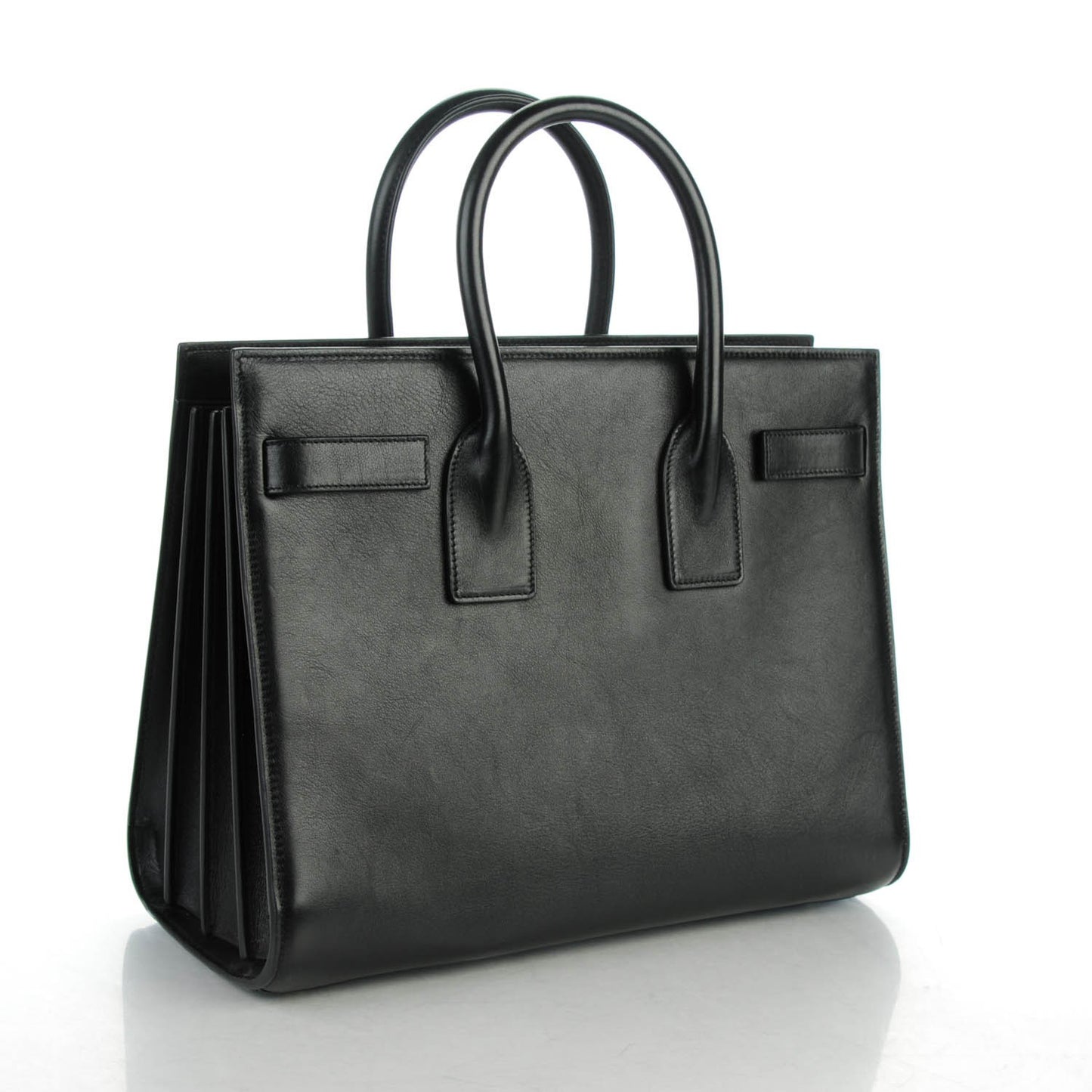 Calfskin Small Sac De Jour Black