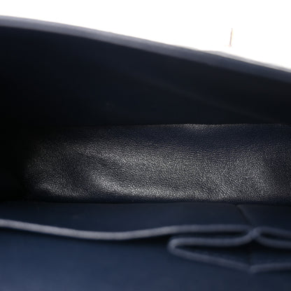 Chanel Caviar Quilted Medium Double Flap Navy 5 of 11