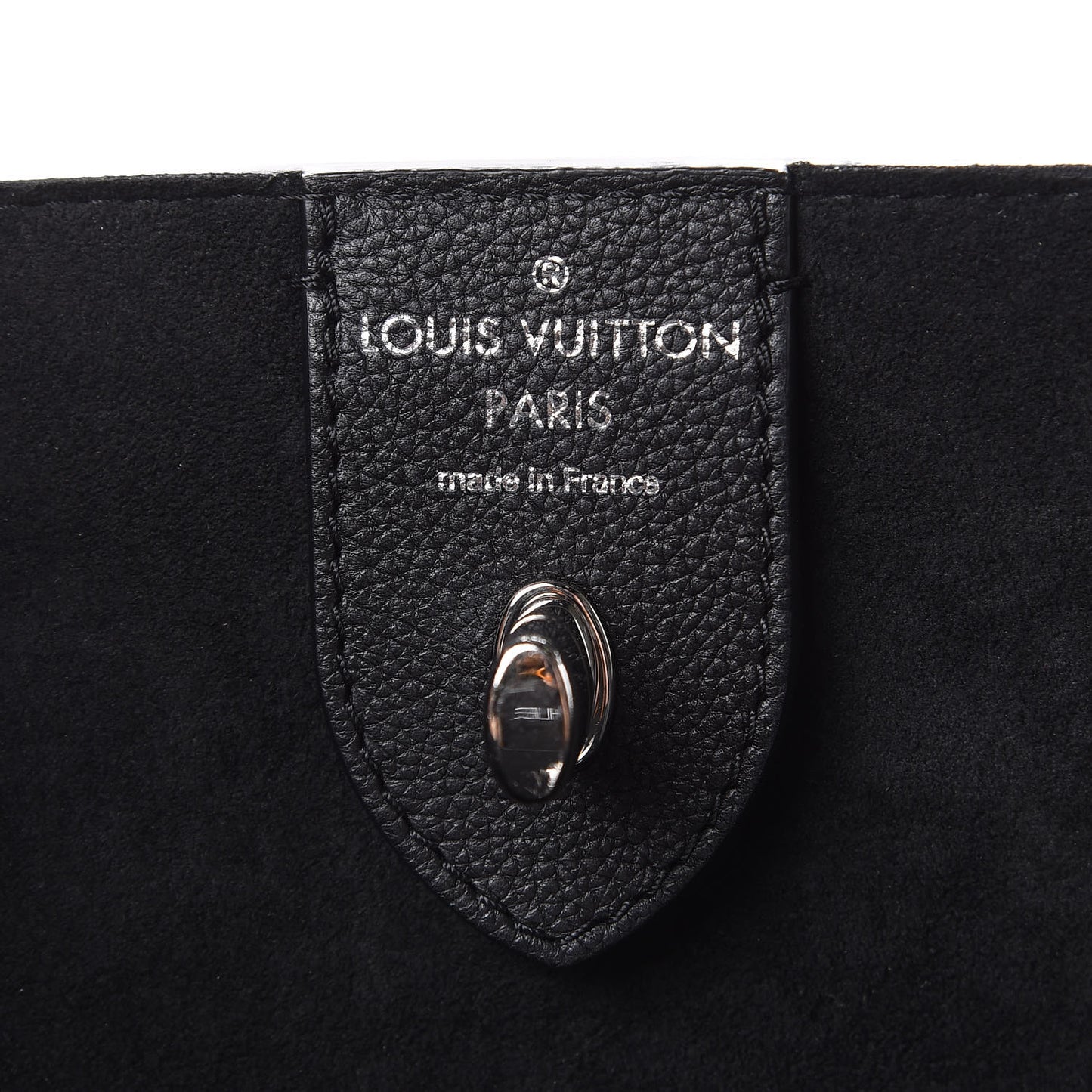 Calfskin Lockme Cabas Black