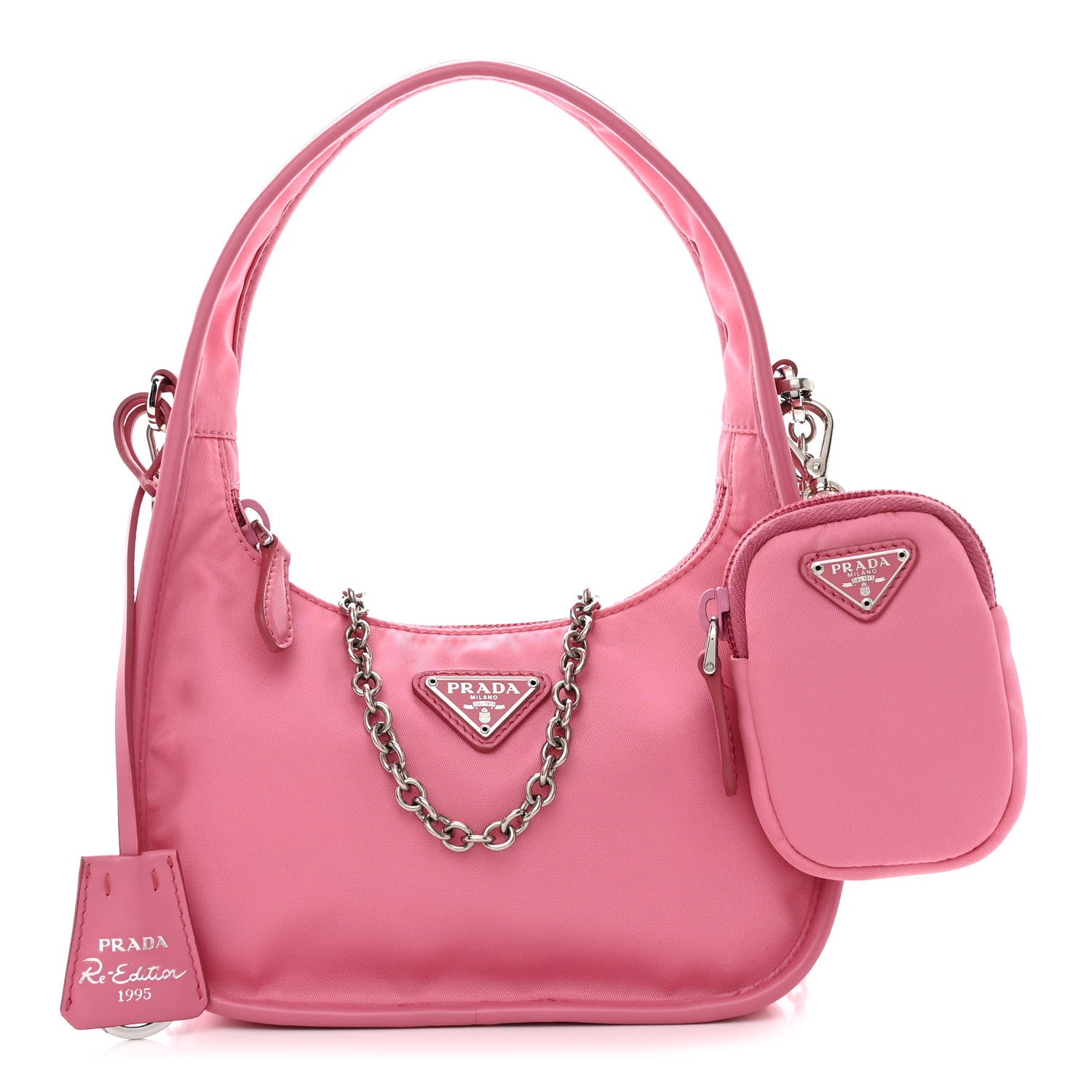 Prada Tessuto Nylon Re-Edition 1995 Bag Begonia Pink 1 of 12